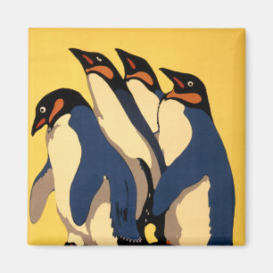 Plakat für die U-Bahn-Verbindung zum Londoner Zoo Magnet