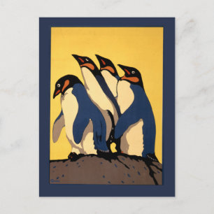 Plakat für die U-Bahn-Verbindung zum Londoner Zoo Postkarte