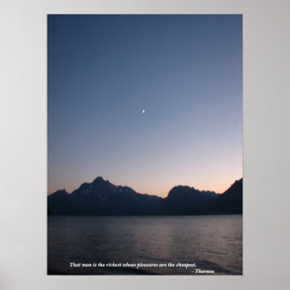 Plakat für einfache Vergnügungen