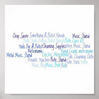 Plakat für flute Tools