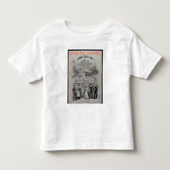 Plakat für "HMS-Kinderschürze", durchgeführt durch Kleinkind T-shirt (Vorderseite)