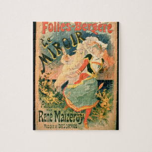 Plakat für "Le Miroir" beim Folies-Bergere, ein P Puzzle