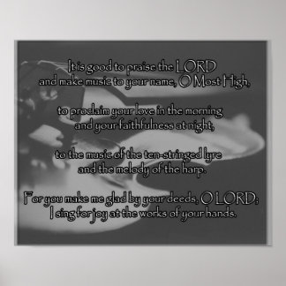 Plakat für Musikzimmer