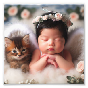Plakat für neues geborenes Baby Fotodruck