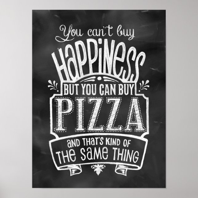 Plakat für Pizza-Liebhaber (Vorne)