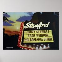 Plakat für Reproduktionen von Theaterstücken