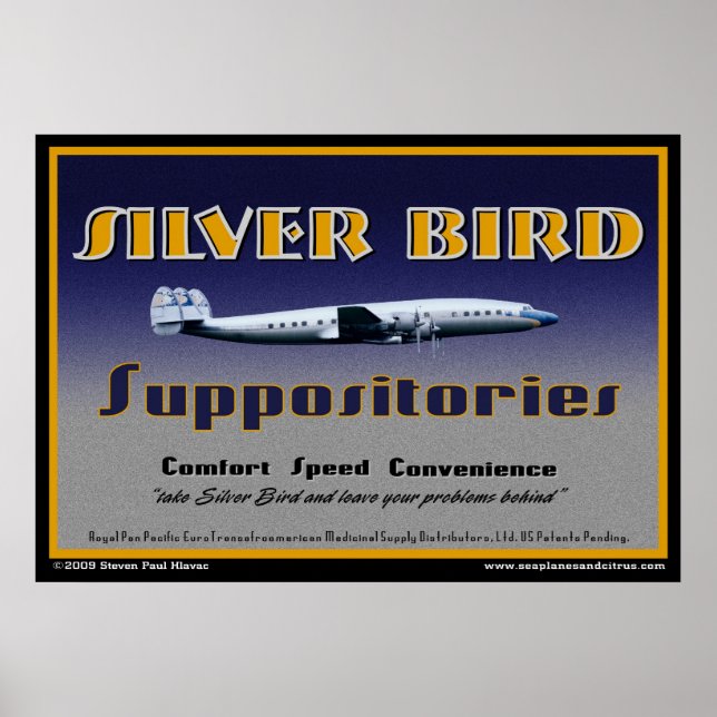 Plakat für Silver Bird Suppositories (Vorne)