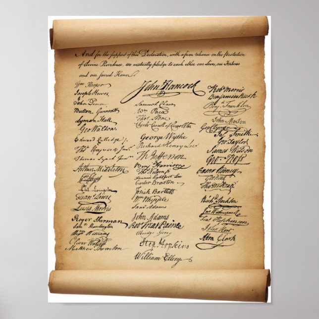 Plakat für Unterzeichner (Vorne)