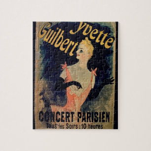 Plakat für "Yvette Guilbert Pariser Konzert" (Col Puzzle