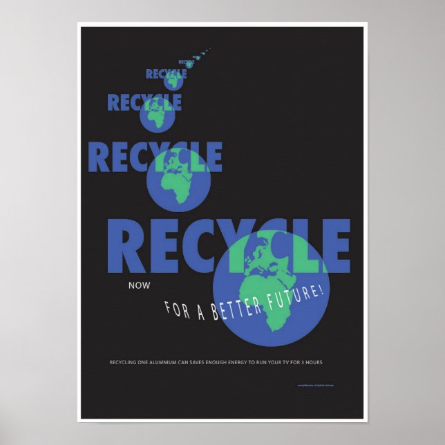 Plakat gerecycelt (Vorne)