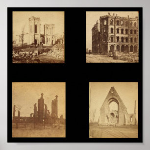 Plakat-Großes Chicago-Feuer 5 Poster