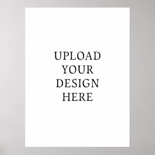Plakat Ihr Design Hochladen 18" x 24" Schild