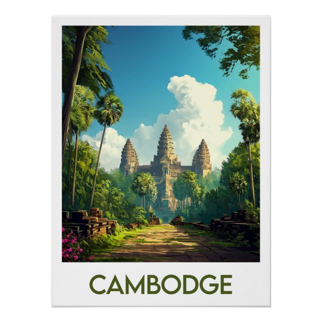 Plakat Kambodscha Poster (Vorderseite)
