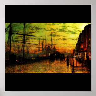 Plakat-Klassiker/Retro-John Atkinson Grimshaw Poster