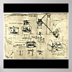 Plakat-Klassisch/Vintag-LEONARDO da Vinci 18 Poster