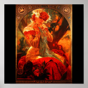 Plakat-Klassische Kunst-Mucha 4 Poster