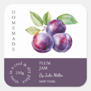 Plakat-Label für kleine Unternehmen Quadratischer Aufkleber