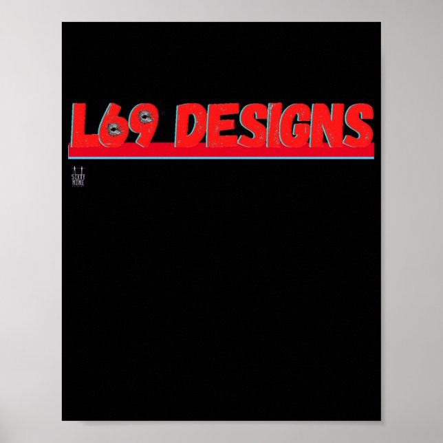 Plakat "LOGO L69 Designs" (Vorne)