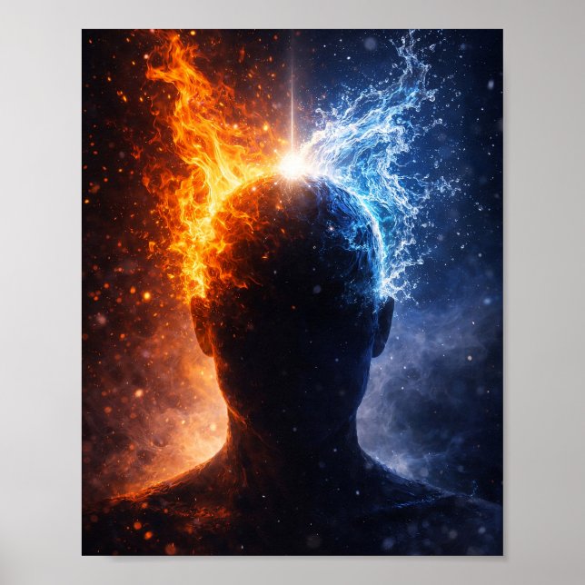 Plakat "Mind of Fire and Water" (Vorne)