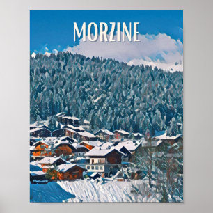 Plakat Morzine Skistation