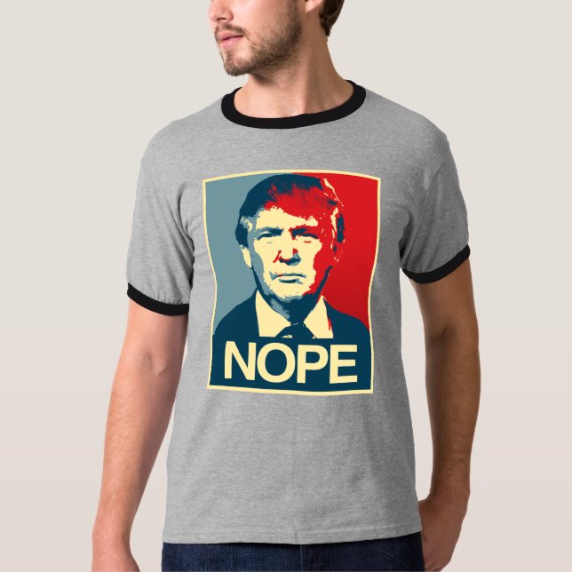 Plakat Nope - Donald Trump - T-Shirt (Vorderseite)
