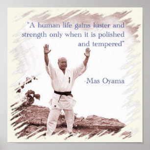 Plakat Oyama Human Life Aber