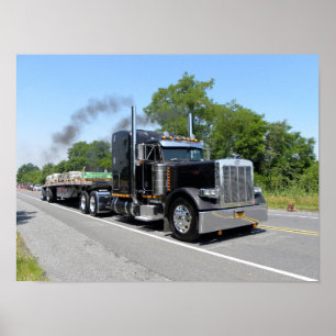 Plakat P. Moran Peterbilt 379