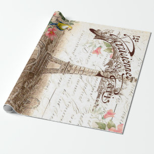 Plakat Paris im Frühjahr 60lb Decoupage Geschenkpapier