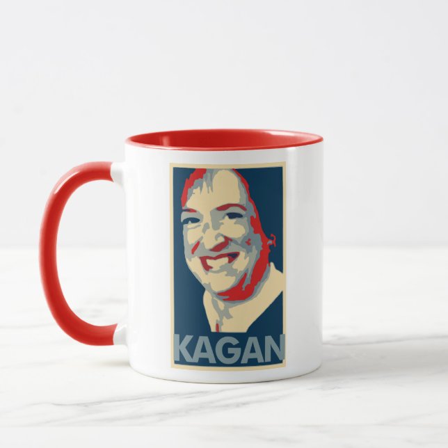 Plakat-politische Parodie Elena Kagan Tasse (Links)
