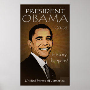 Plakat Präsidenten-Barack Obama - Schmutz