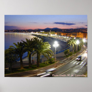 Plakat-/"Promenaden-DES Anglais" in Nizza, Poster