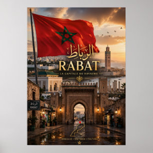 Plakat Rabat Marokko