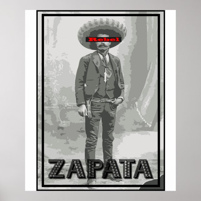 Plakat Rebellischer Zapata (Vorne)