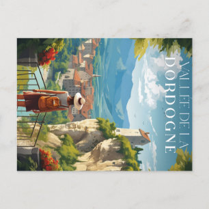 Plakat - Tal der Dordogne - 24 Postkarte