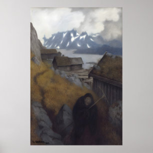 Plakat Theodor Kittelsen er bereist hele landet