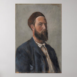Plakat Theodor Kittelsen Selbstporträt
