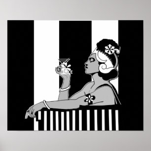 Plakat Vintage Art Deco