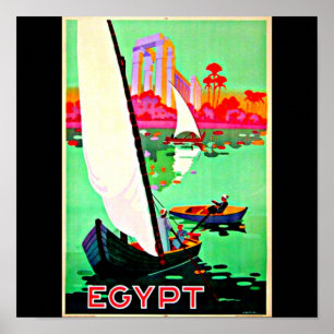 Plakat-Vintage Reise Kunst-Ägypten Poster