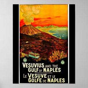 Plakat-Vintage Reise Kunst-Neapel Poster