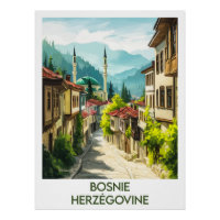 Plakat von Bosnien und Herzegowina