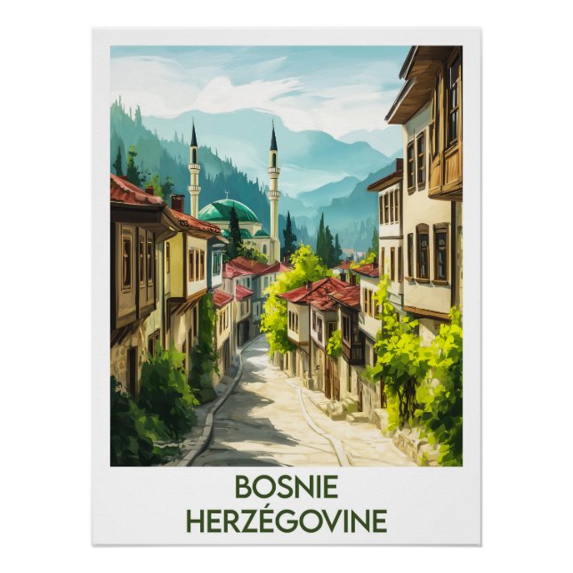 Plakat von Bosnien und Herzegowina Poster (Vorderseite)