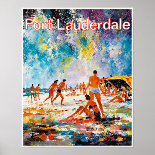 Plakat von Fort Lauderdale