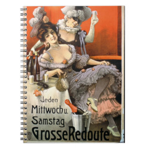 Plakat-Werbung "Grosse Redoute" (Farbelitho) Notizblock
