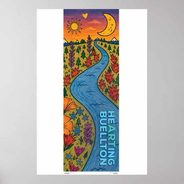 Plakat - Winding River (Vorne)