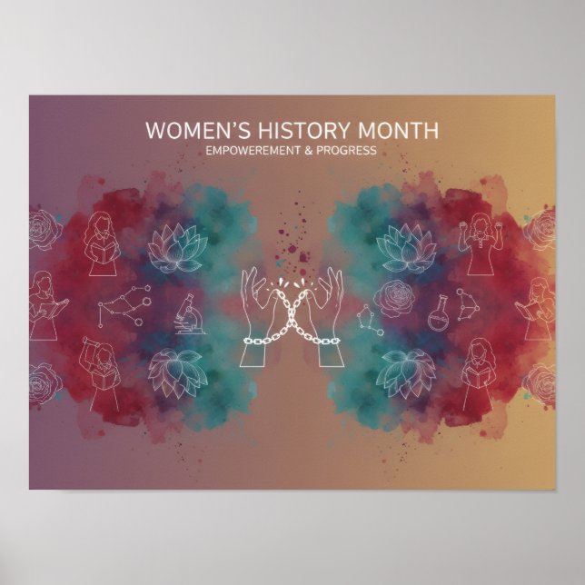 Plakat zum Frauentag – Empowerment-Klasse (Vorne)