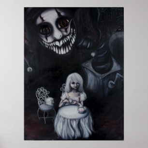 Plakatdruck der Ölmalerei "In Sheep's Clothing" Poster