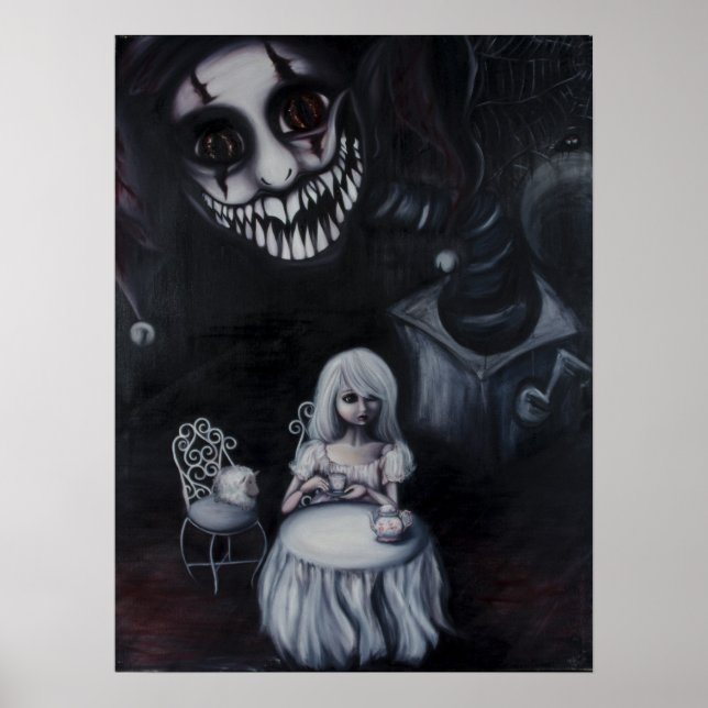 Plakatdruck der Ölmalerei "In Sheep's Clothing" Poster (Vorne)