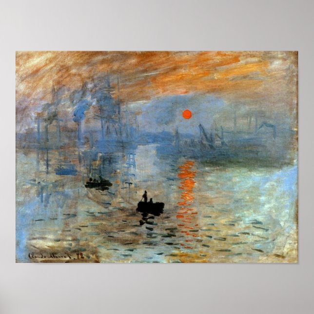 Plakatdrucke, Eindruck, Sonnenaufgang Poster (Vorne)