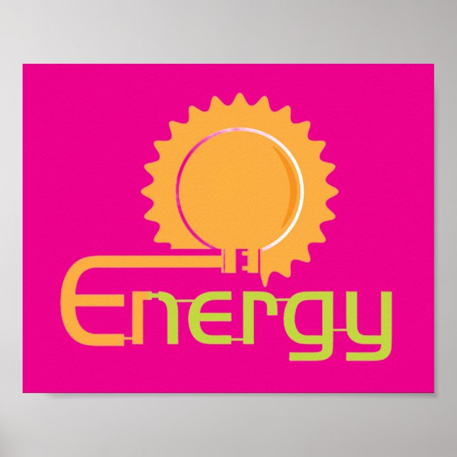 Plakate & Drucke für lustige Energie (Vorne)