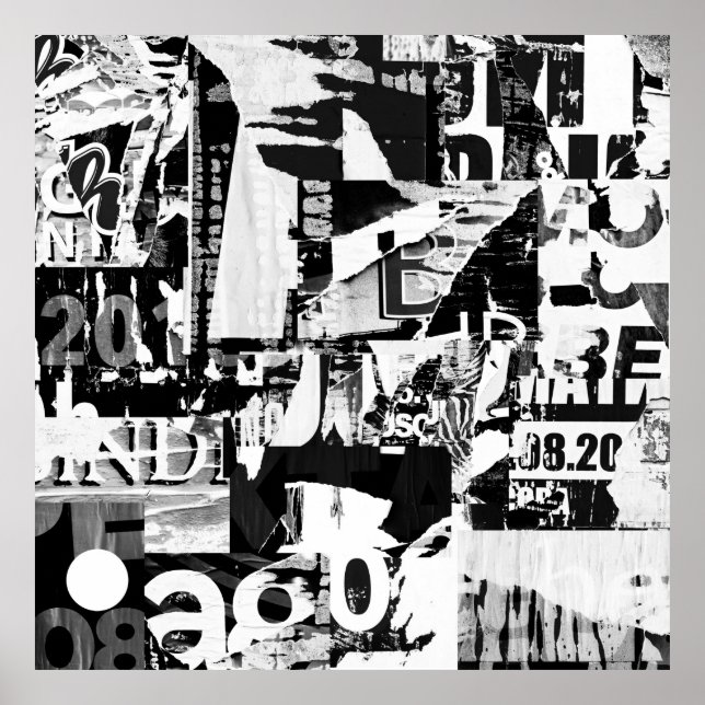 Plakate für verdrehte Straßenwerbung sammeln Backg (Vorne)